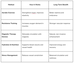 Circulation Enhancement Methods